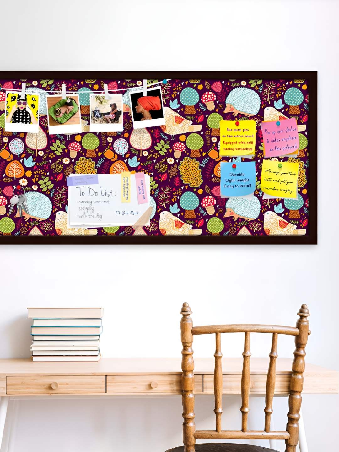 

ArtzFolio Wooden Notice Pin Board, Multi