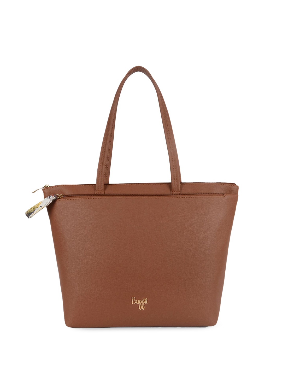 

Baggit PU Shopper Tote Bag with Bow Detail, Tan