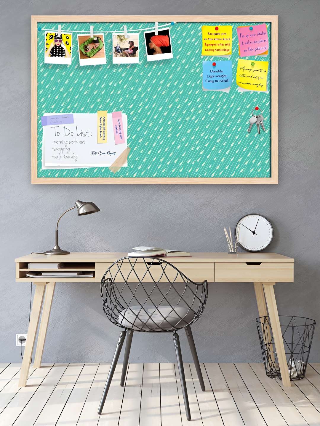 

ArtzFolio Wooden Notice Pin Board, Multi