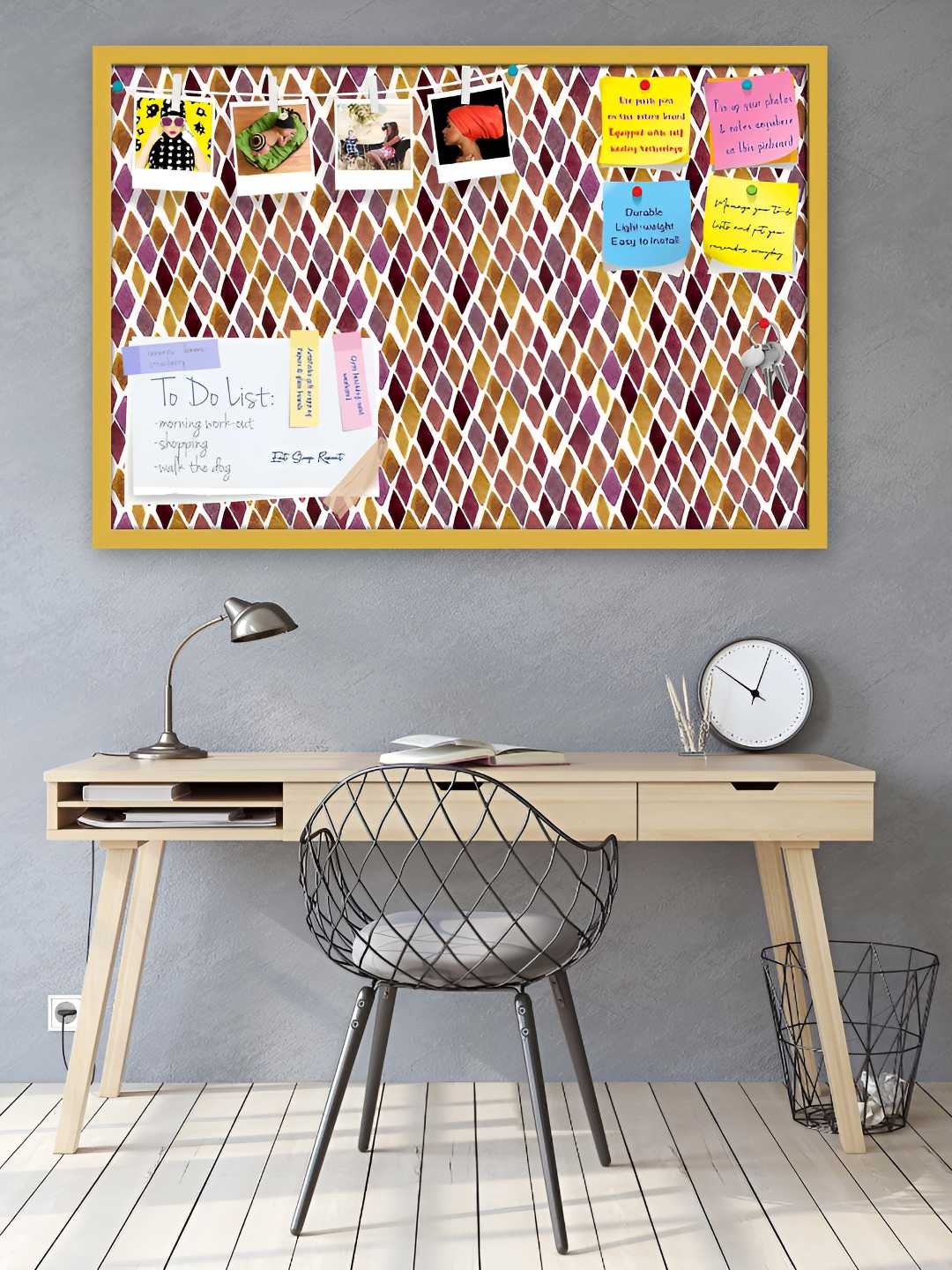 

ArtzFolio Wooden Notice Pin Board, Multi