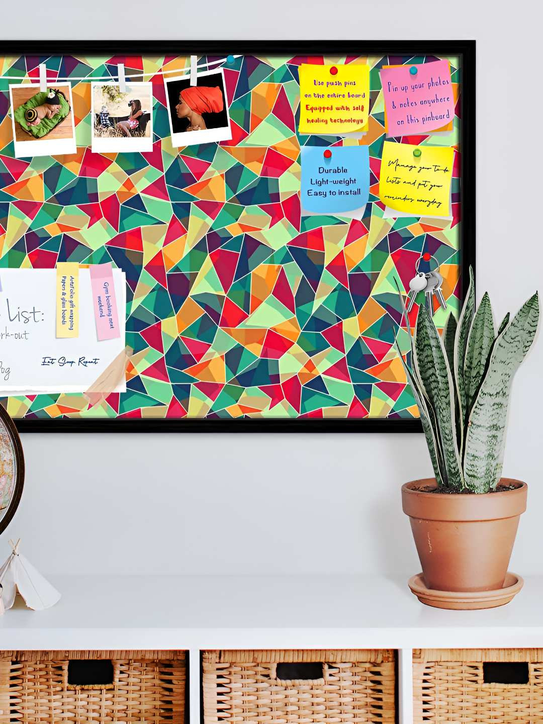

ArtzFolio Wooden Notice Pin Board, Multi