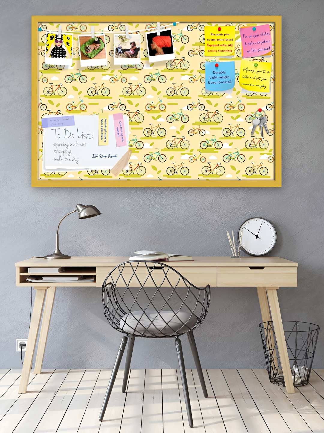

ArtzFolio Wooden Notice Pin Board, Multi