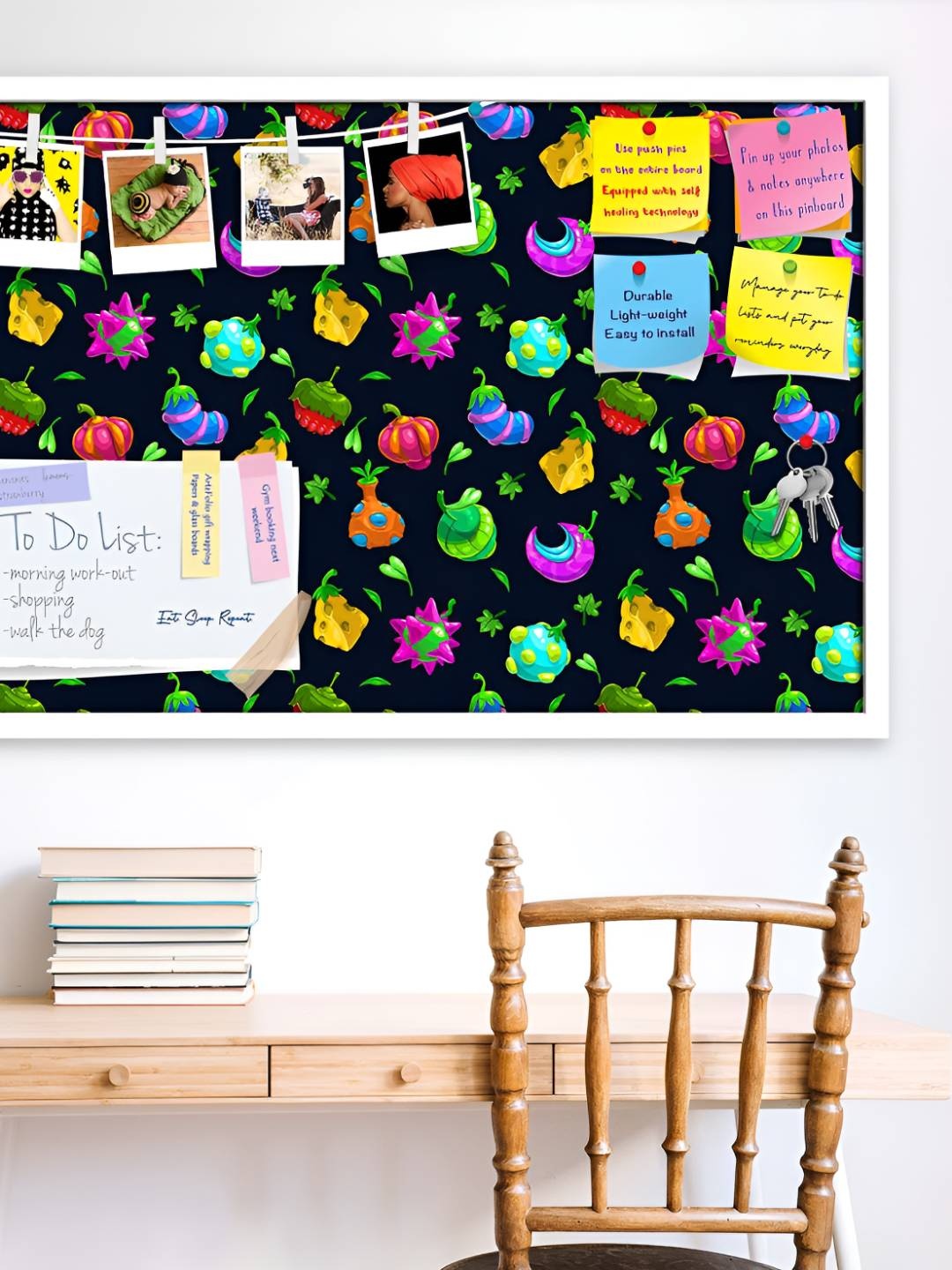 

ArtzFolio Wooden Notice Pin Board, Multi