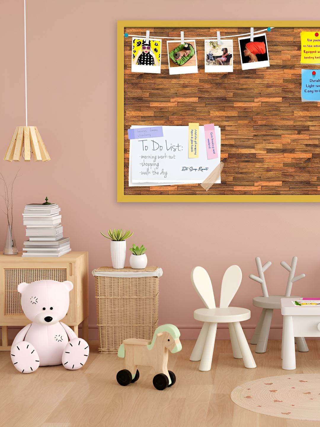 

ArtzFolio Wooden Notice Pin Board, Multi