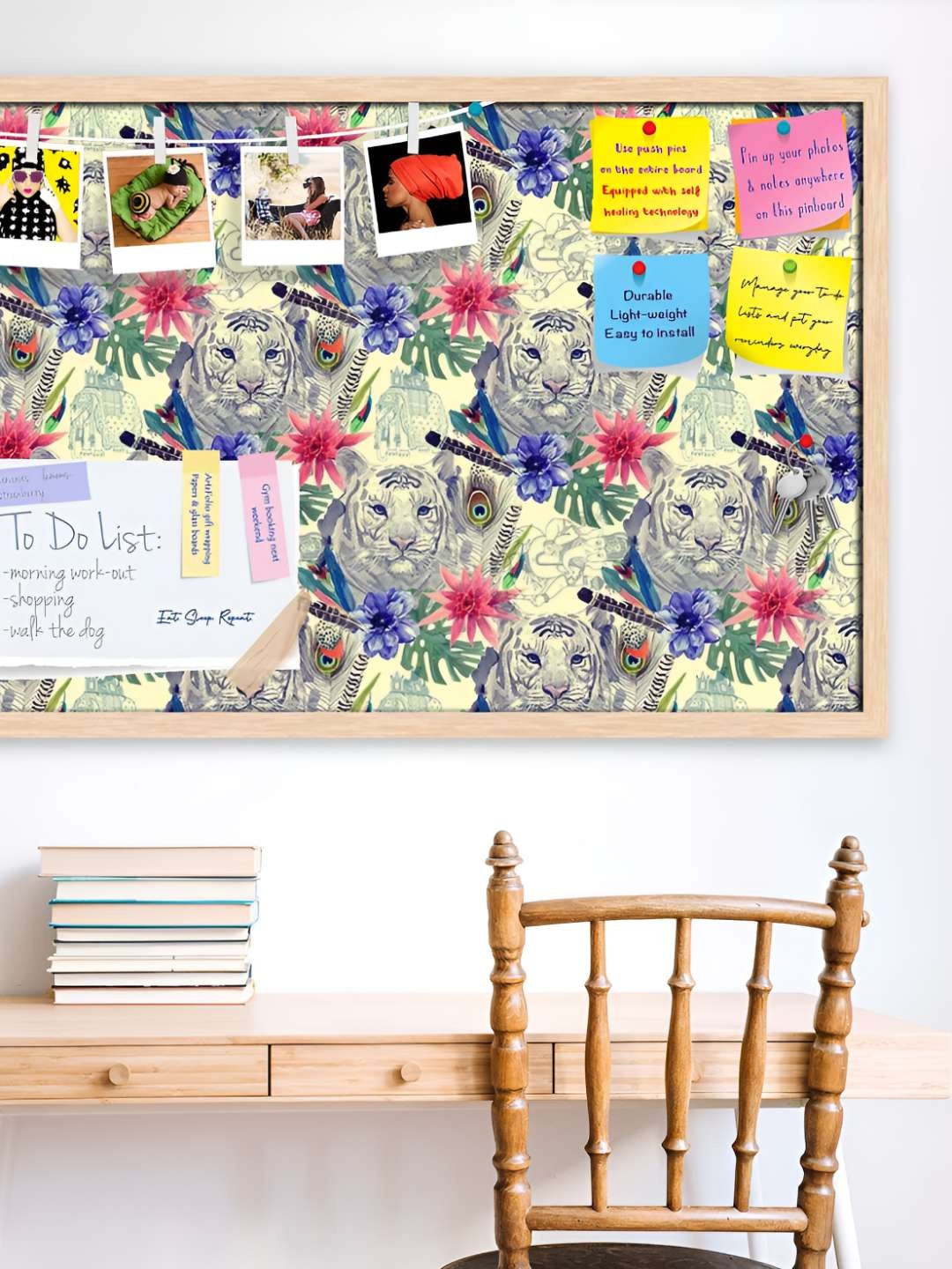 

ArtzFolio Wooden Notice Pin Board, Multi