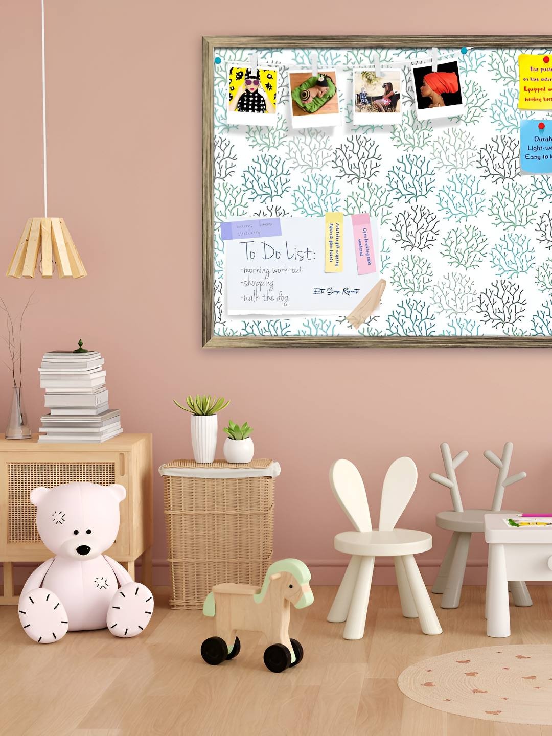 

ArtzFolio Wooden Notice Pin Board, Multi