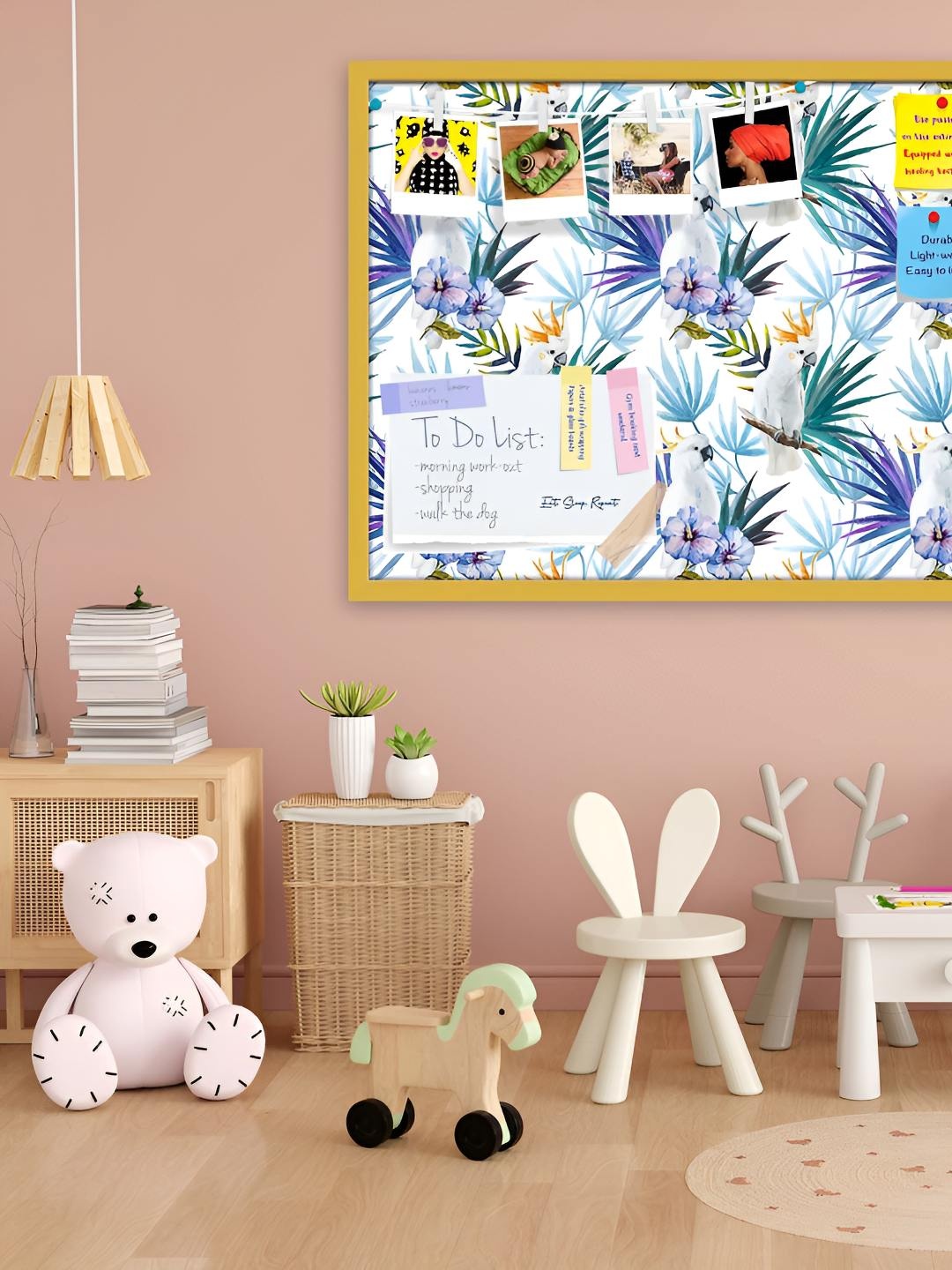 

ArtzFolio Wooden Notice Pin Board, Multi