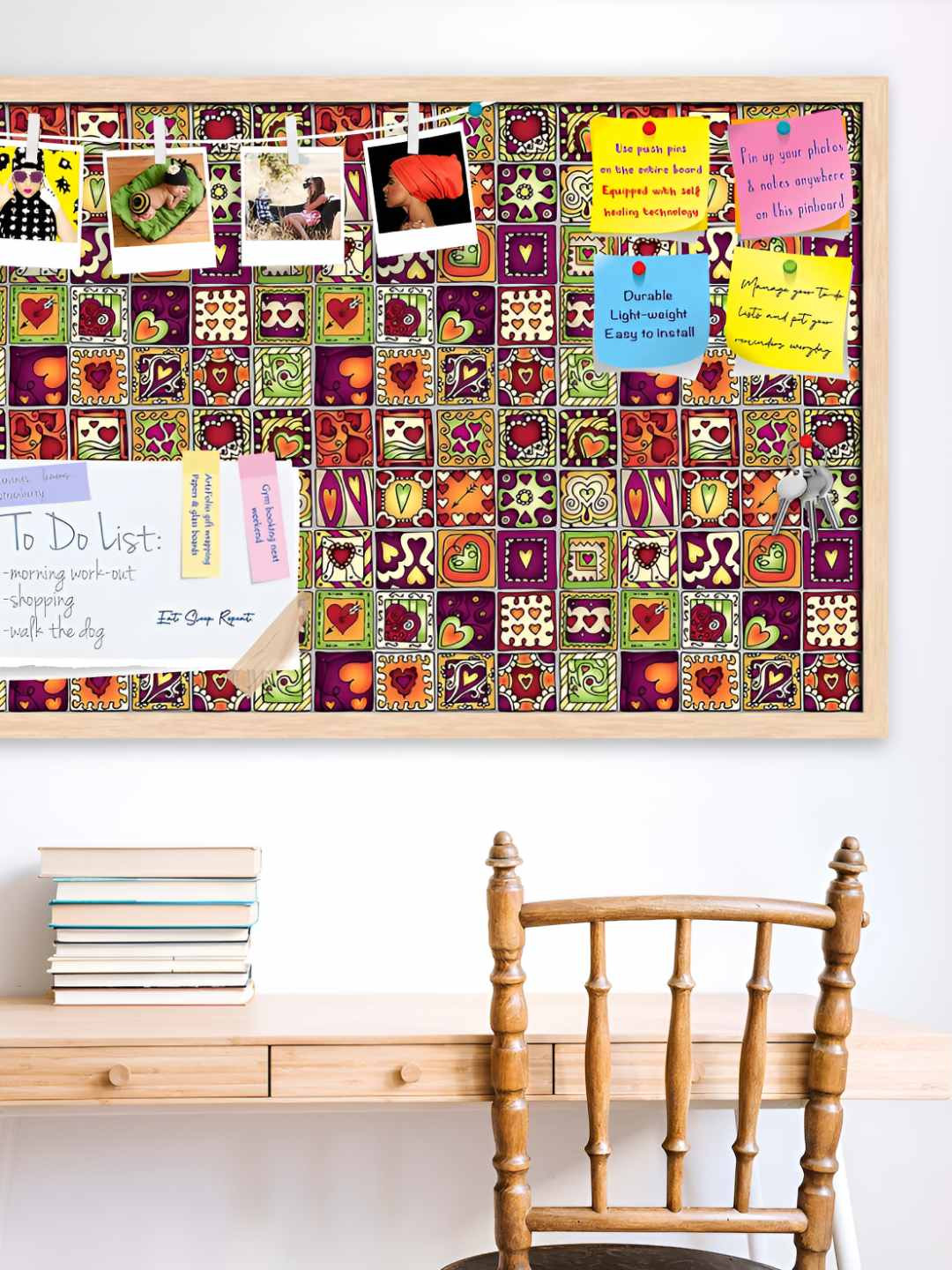 

ArtzFolio Wooden Notice Board, Multi