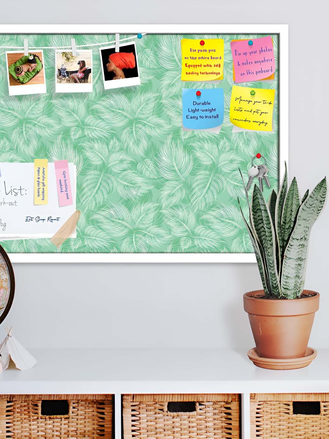 

ArtzFolio Wooden Notice Pin Board, Multi
