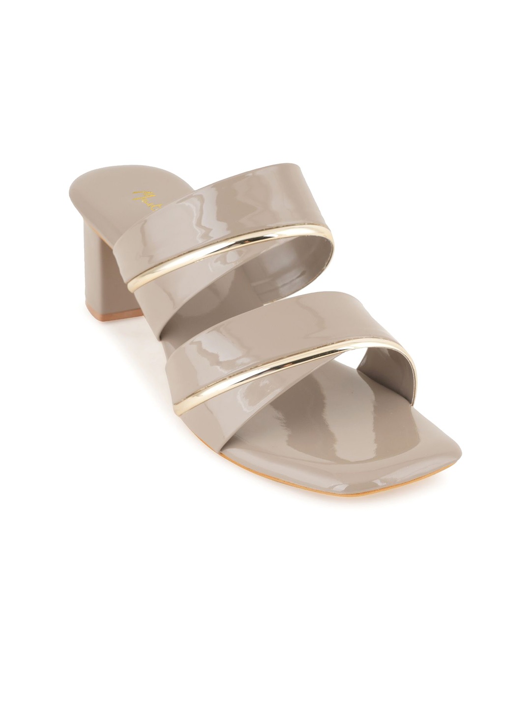 

Mast & Harbour Women Party Block Sandals, Beige