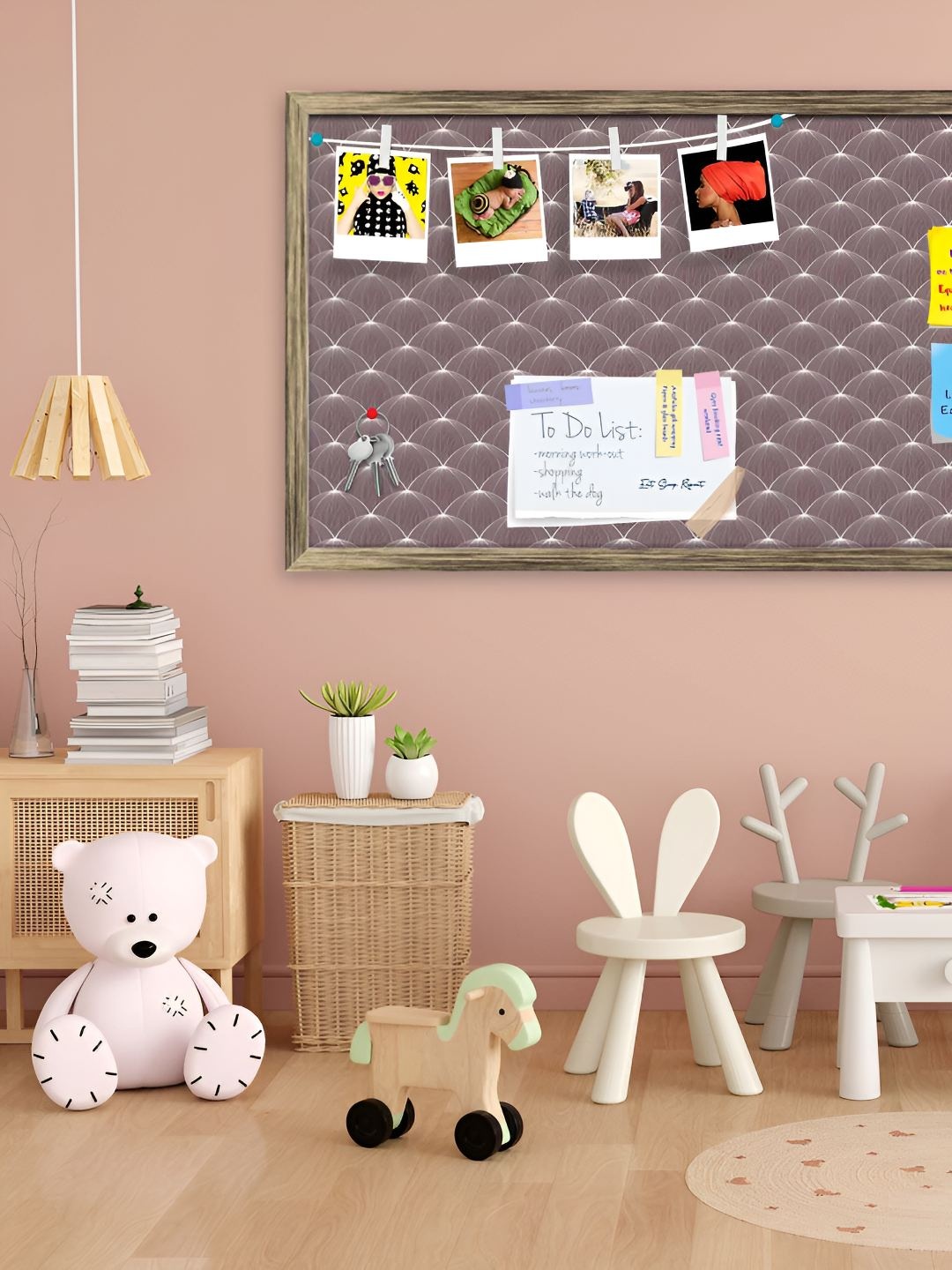 

ArtzFolio Wooden Notice Pin Board, Multi