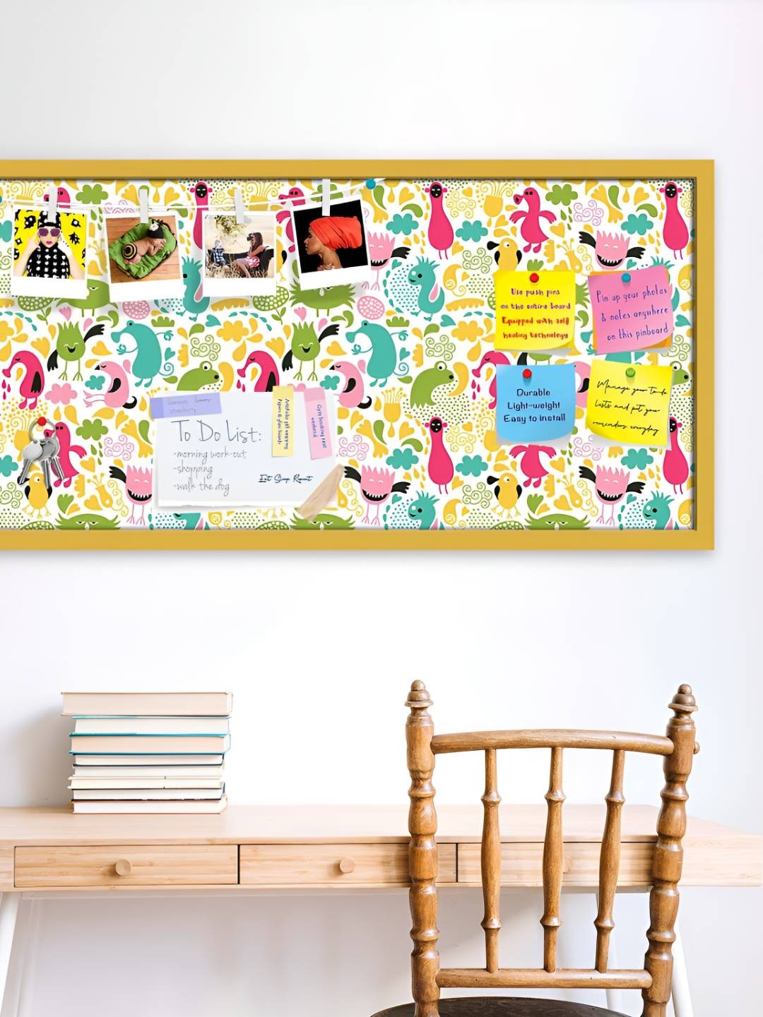 

ArtzFolio Wooden Notice Pin Board, Multi
