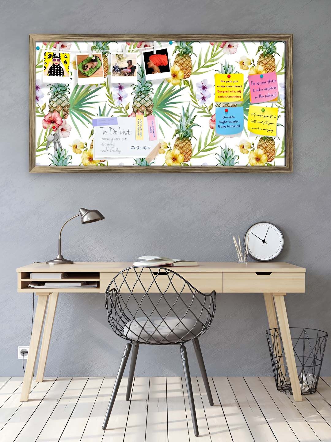 

ArtzFolio Wooden Notice Pin Board, Multi