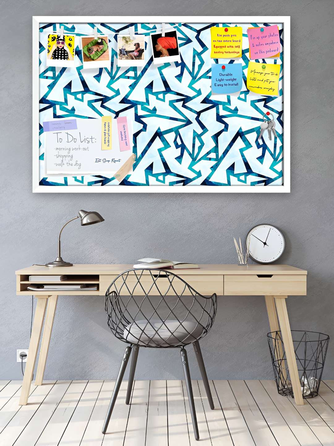 

ArtzFolio Wooden Notice Pin Board, Multi