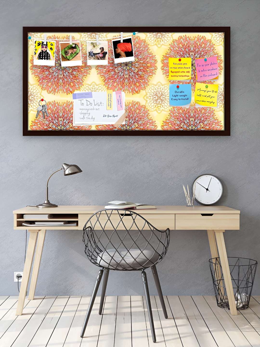 

ArtzFolio Wooden Notice Pin Board, Multi