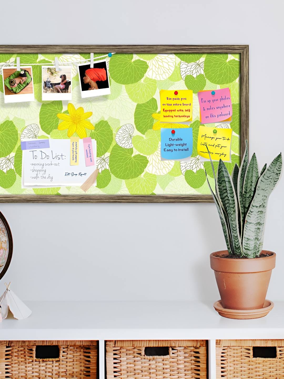 

ArtzFolio Wooden Notice Pin Board, Multi