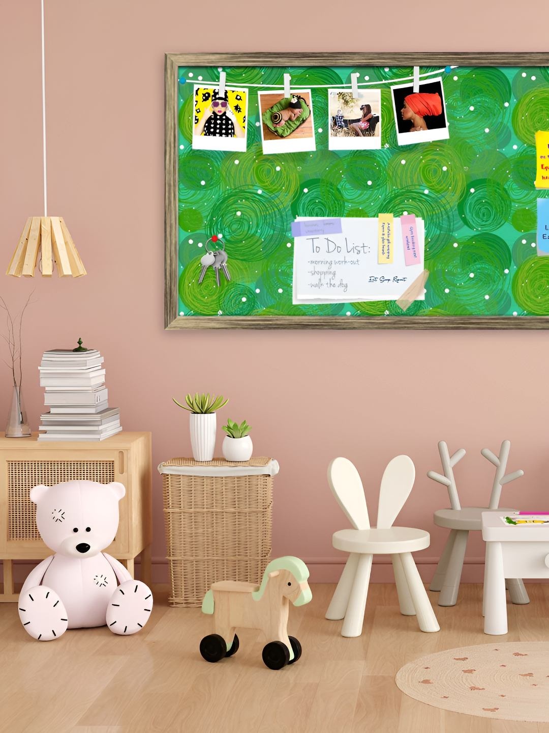 

ArtzFolio Wooden Notice Pin Board, Multi