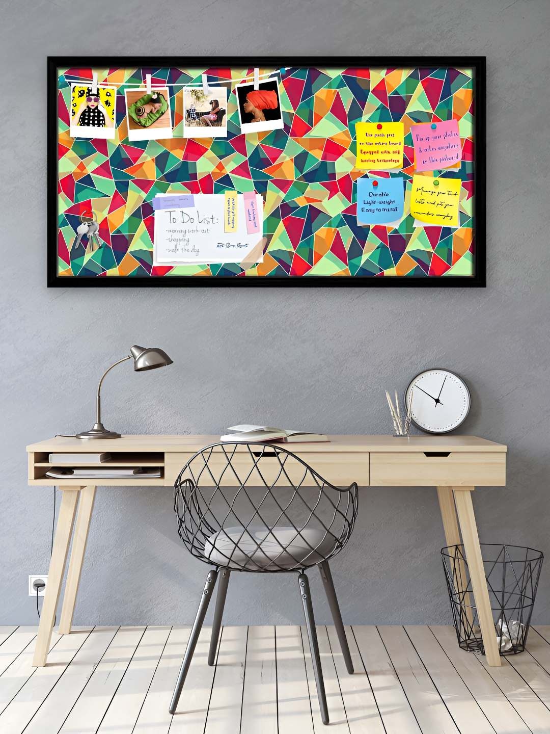 

ArtzFolio Wooden Notice Pin Board, Multi