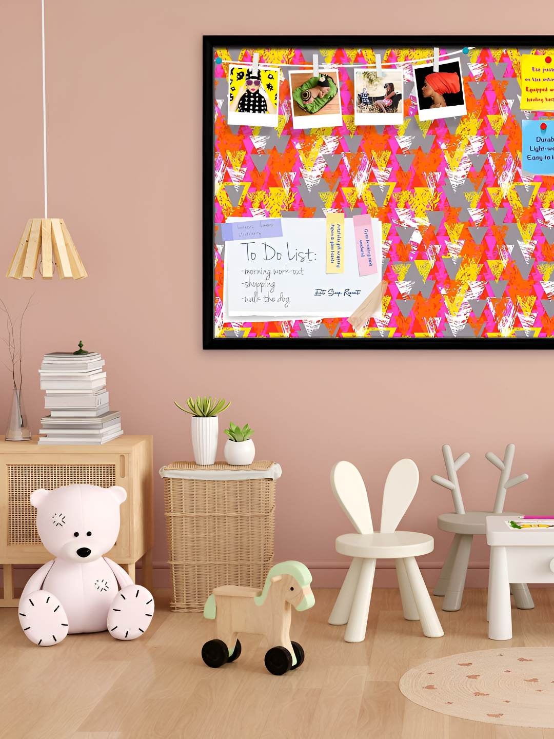 

ArtzFolio Wooden Notice Pin Board, Multi