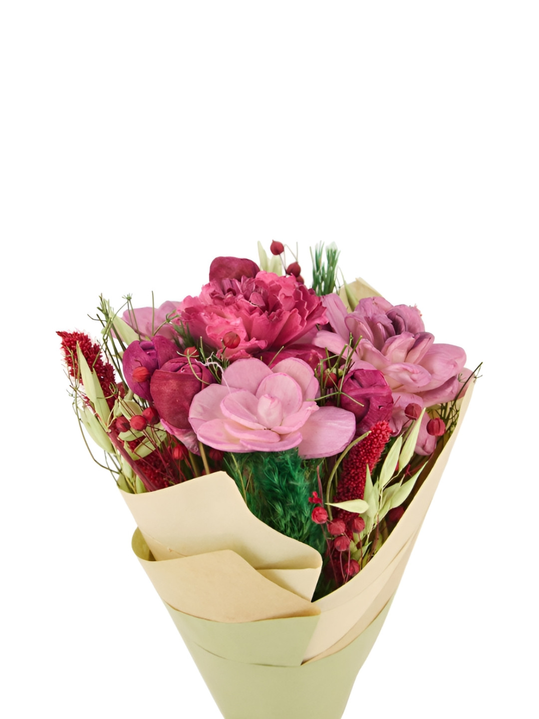

Fabindia Pink & Green Dried Flowers Sughandh Potpourri