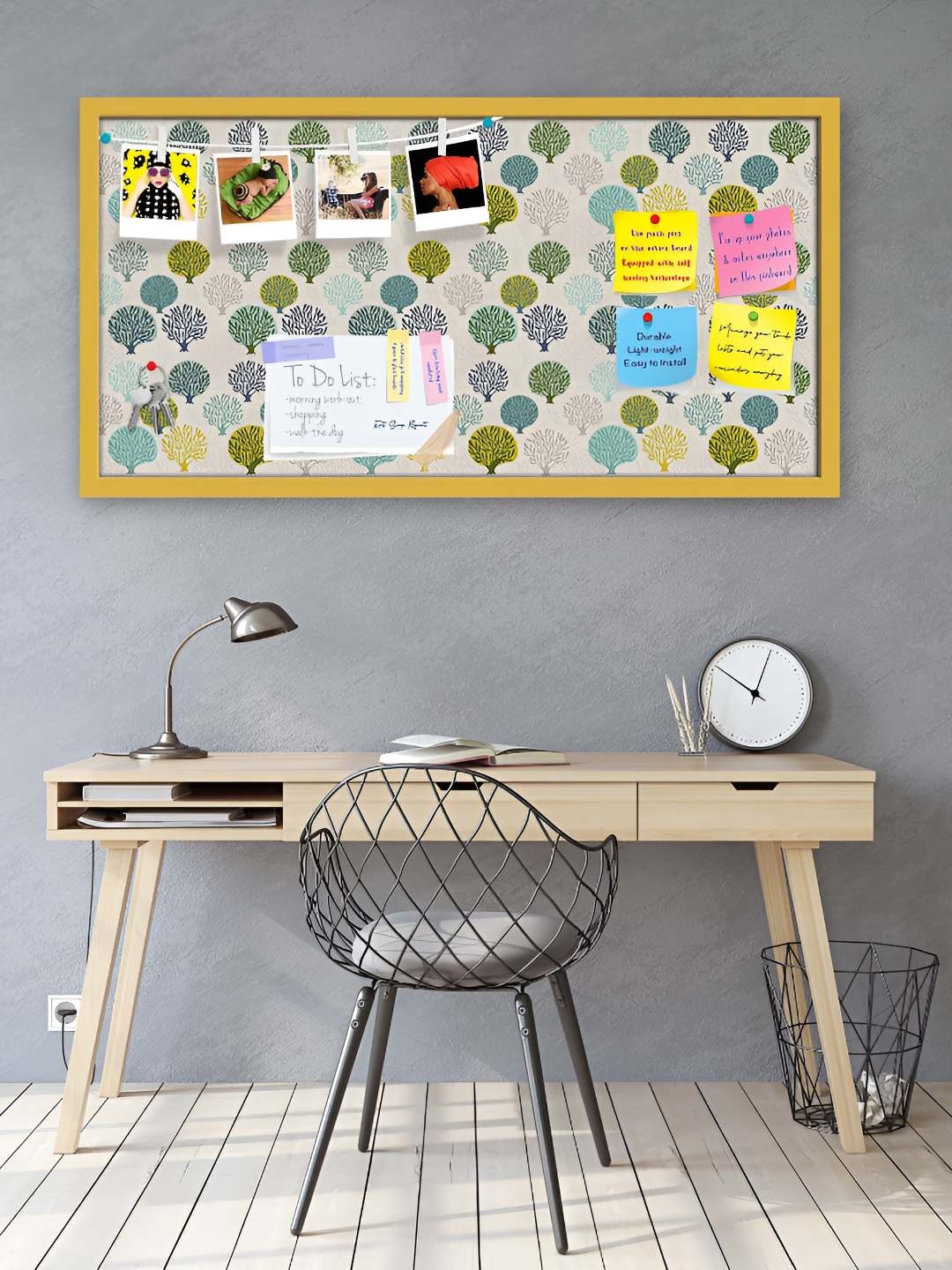 

ArtzFolio Wooden Notice Pin Board, Multi