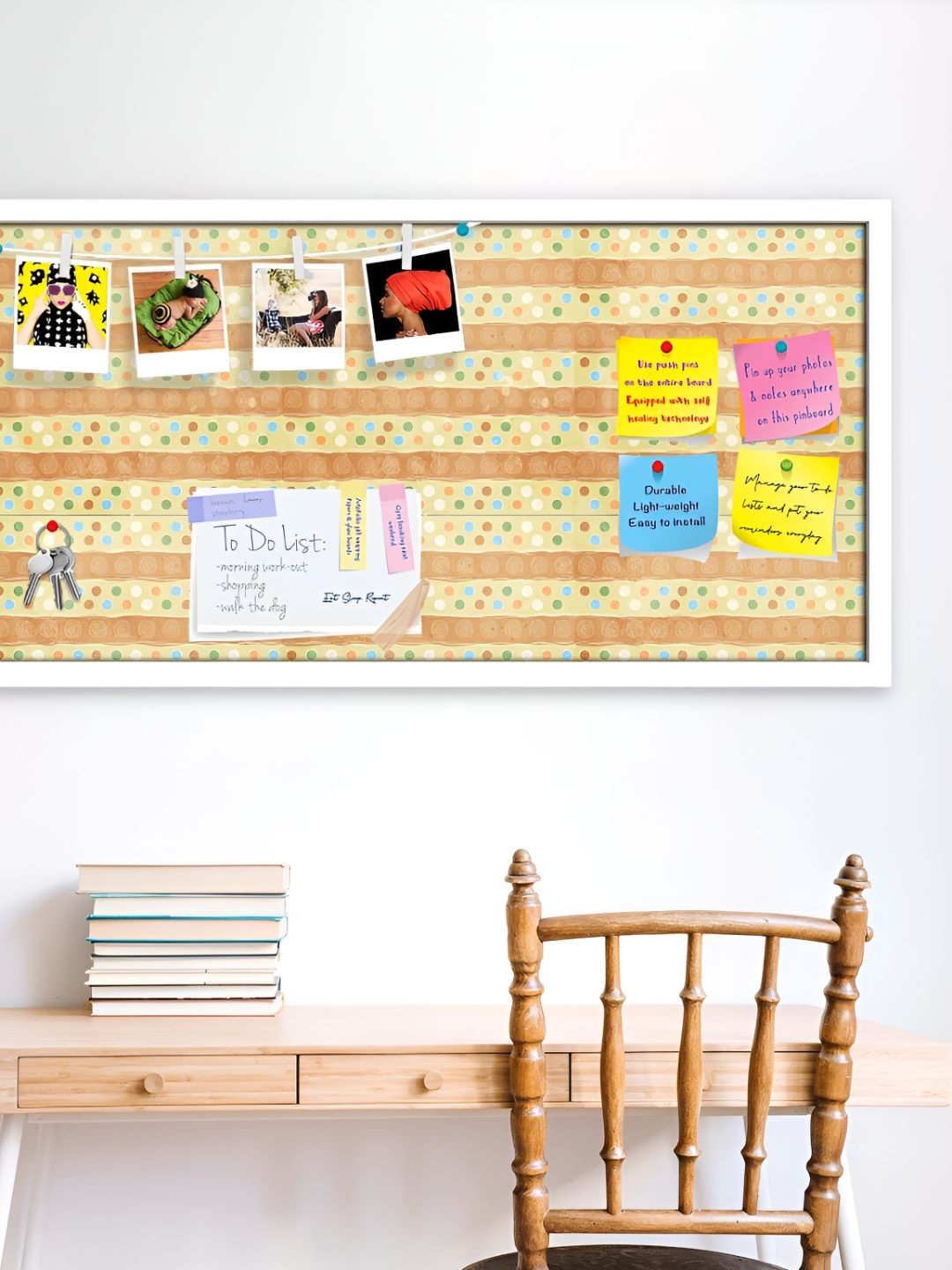 

ArtzFolio Wooden Notice Pin Board, Multi