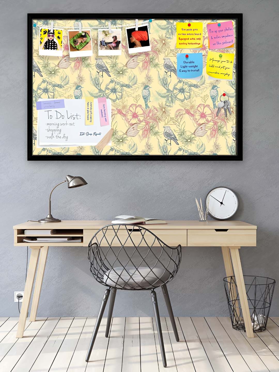 

ArtzFolio Wooden Notice Pin Board, Multi