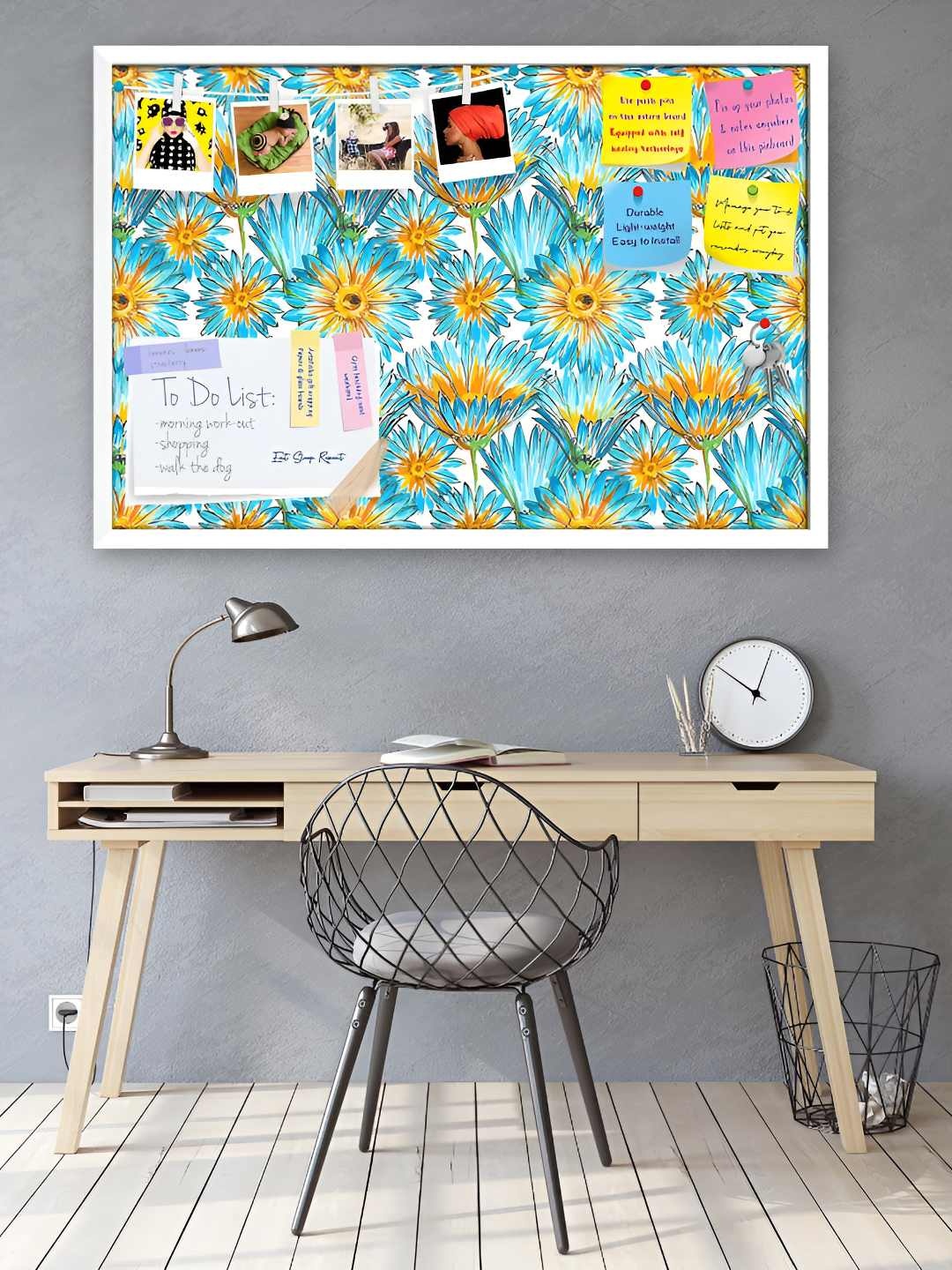 

ArtzFolio Wooden Notice Pin Board, Multi