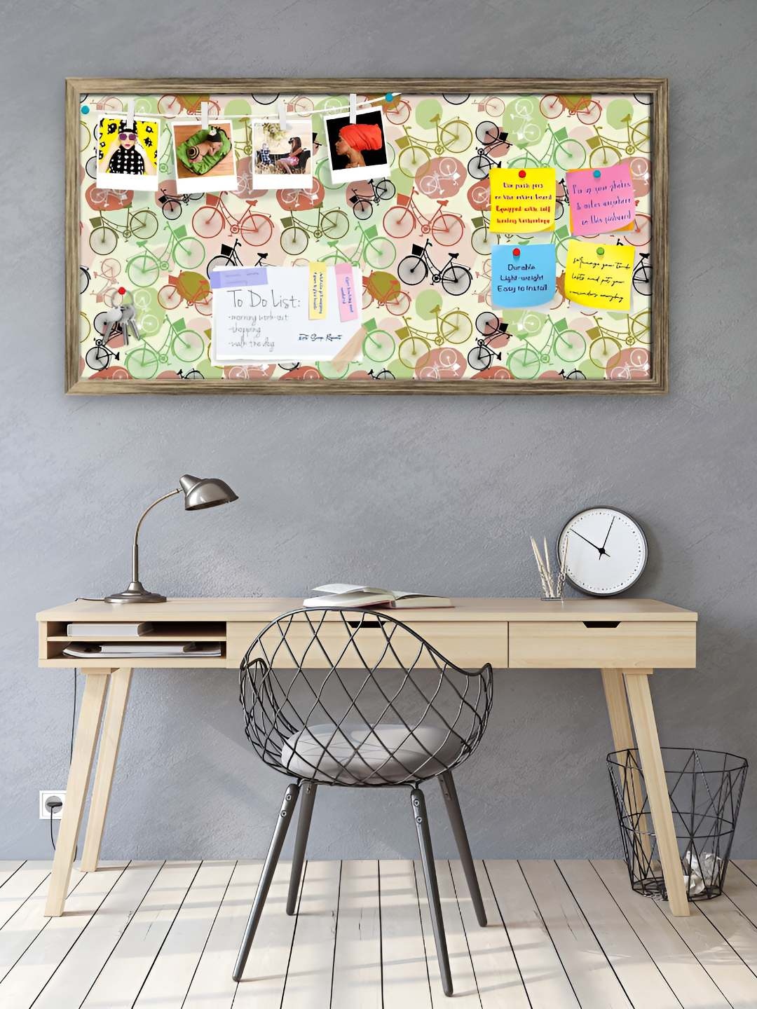 

ArtzFolio Wooden Notice Pin Board, Multi