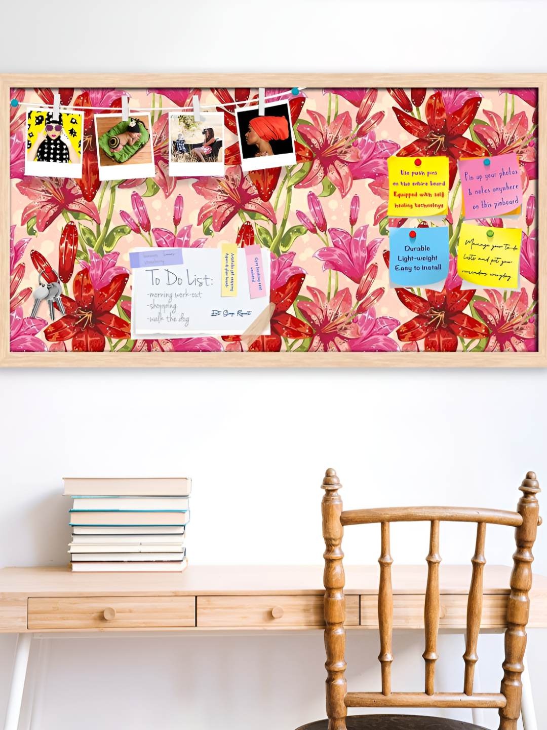 

ArtzFolio Wooden Notice Pin Board, Multi