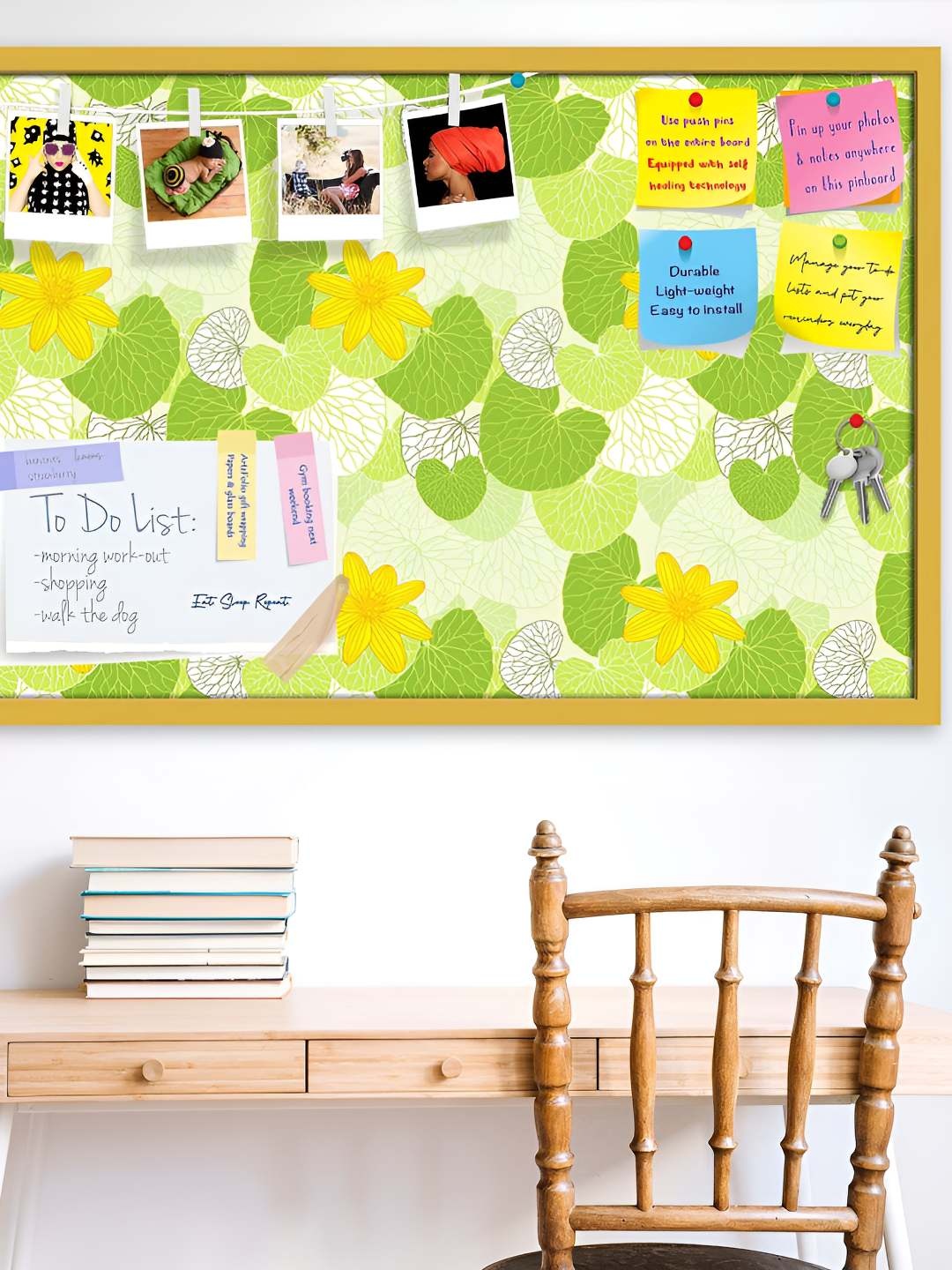 

ArtzFolio Wooden Notice Pin Board, Multi