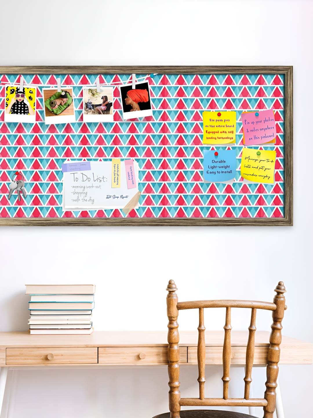 

ArtzFolio Wooden Notice Pin Board, Multi