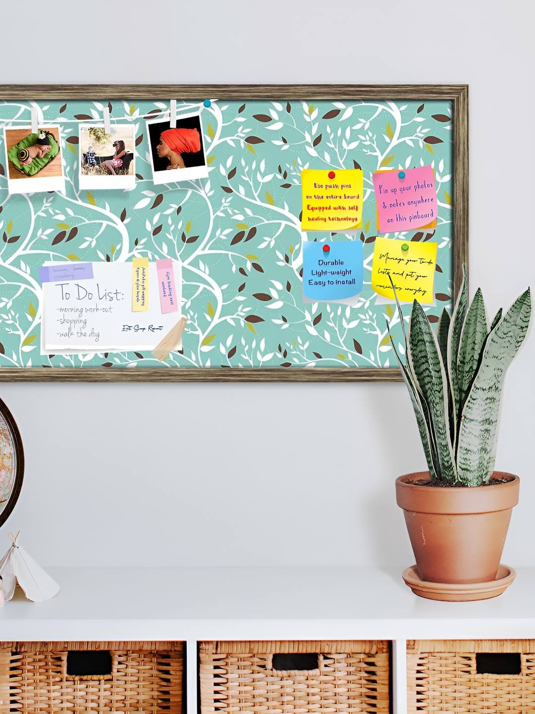 

ArtzFolio Wooden Notice Pin Board, Multi