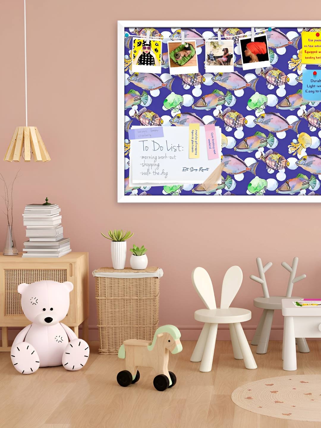 

ArtzFolio Wooden Notice Pin Board, Multi