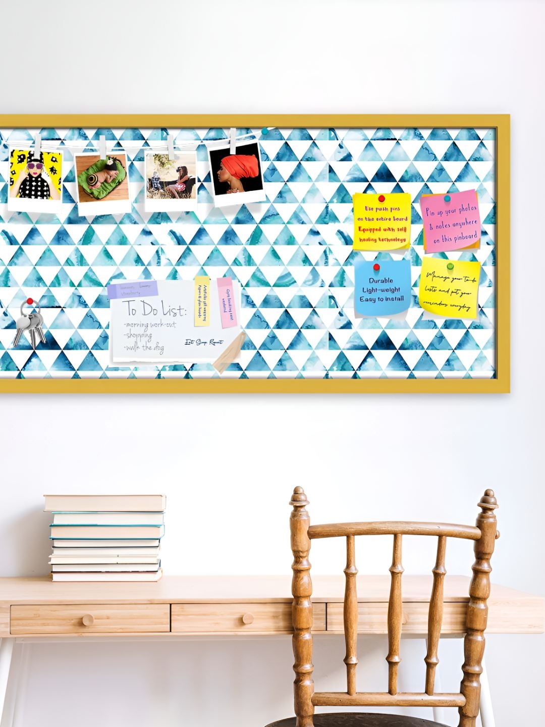 

ArtzFolio Wooden Notice Pin Board, Multi