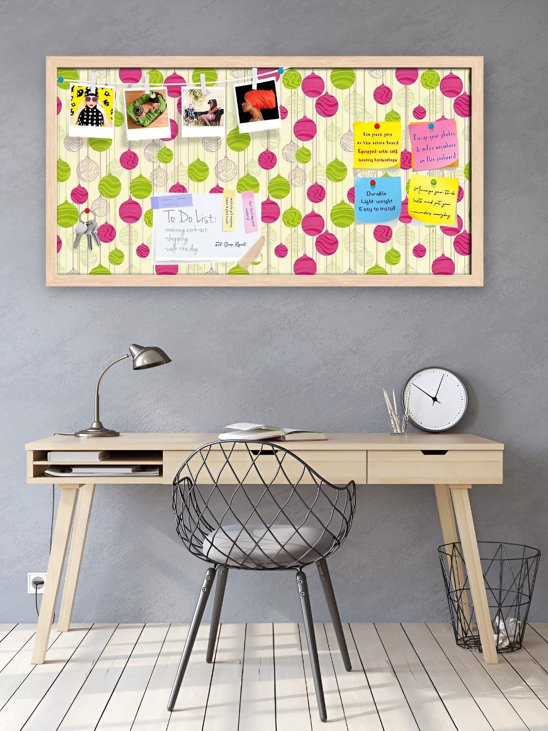 

ArtzFolio Wooden Notice Pin Board, Multi