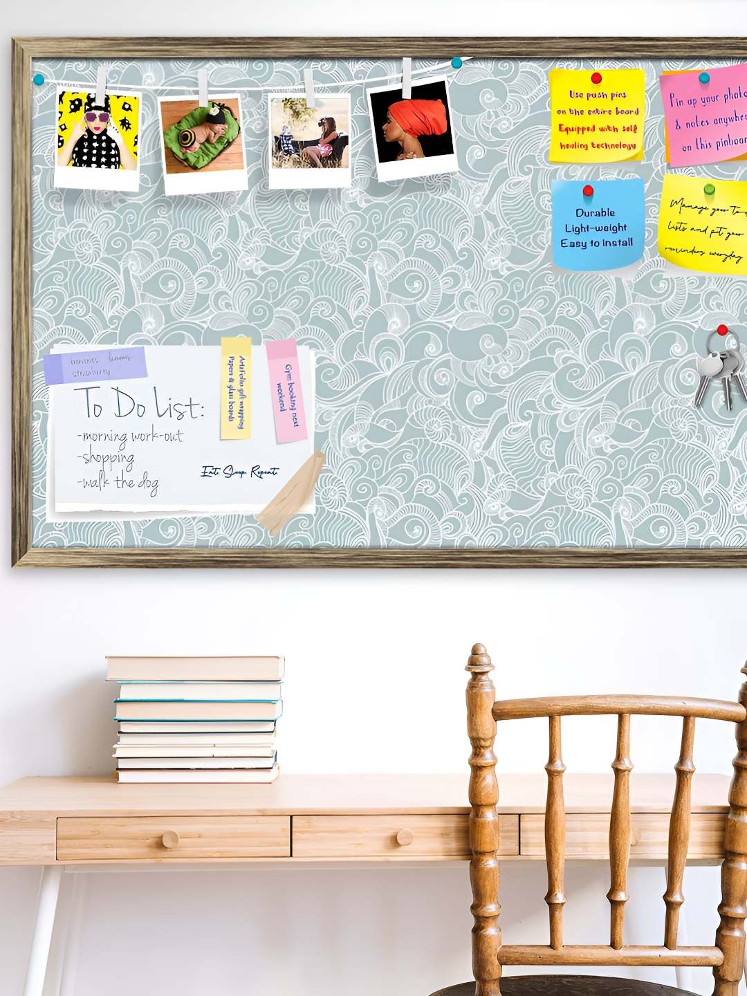 

ArtzFolio Wooden Notice Pin Board, Multi