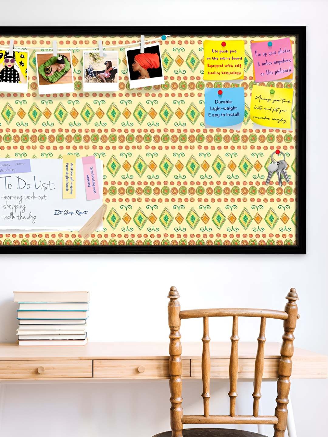 

ArtzFolio Wooden Notice Pin Board, Multi