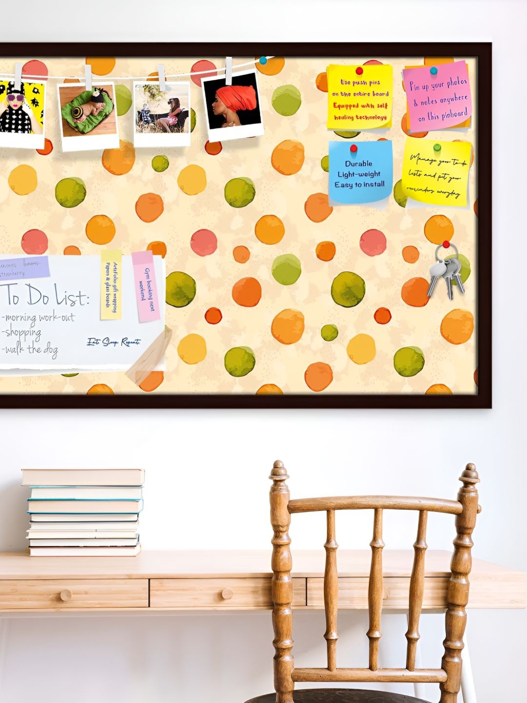 

ArtzFolio Wooden Notice Pin Board, Multi