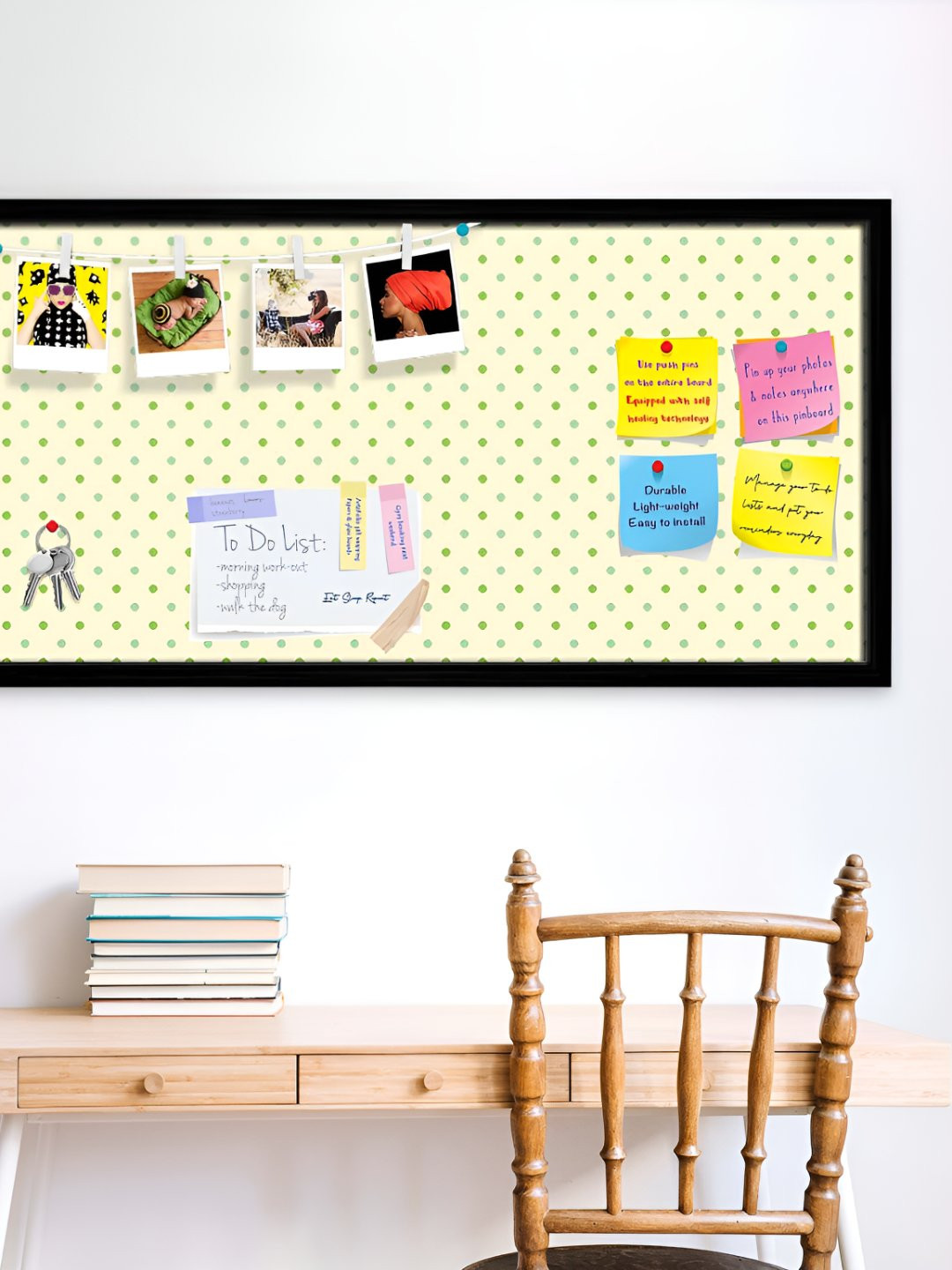 

ArtzFolio Wooden Notice Pin Board, Multi