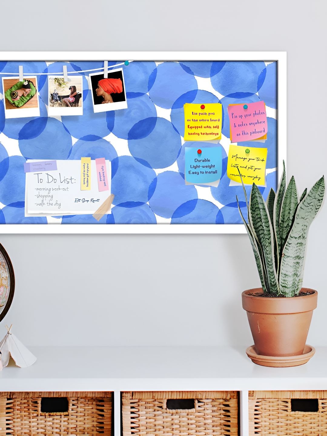 

ArtzFolio Wooden Notice Pin Board, Multi