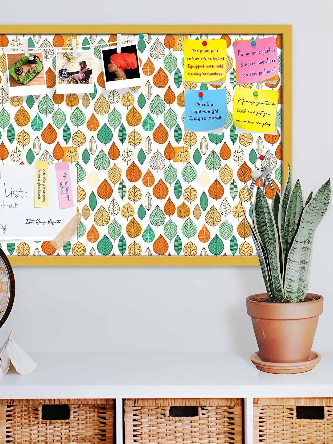 

ArtzFolio Wooden Notice Pin Board, Multi