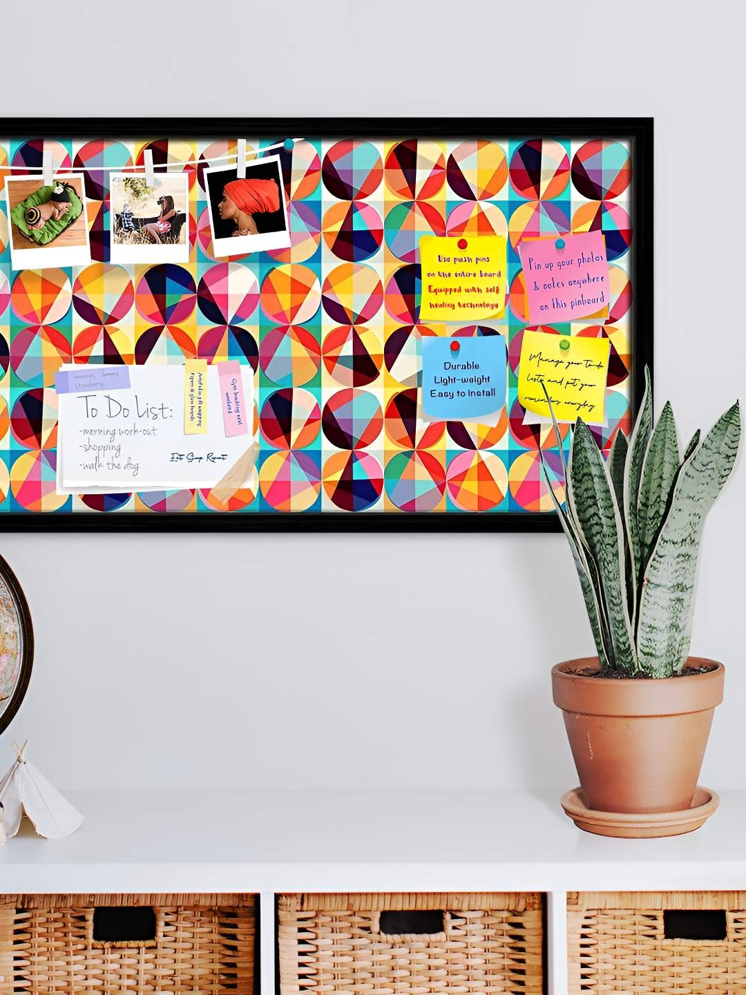 

ArtzFolio Wooden Notice Pin Board, Multi