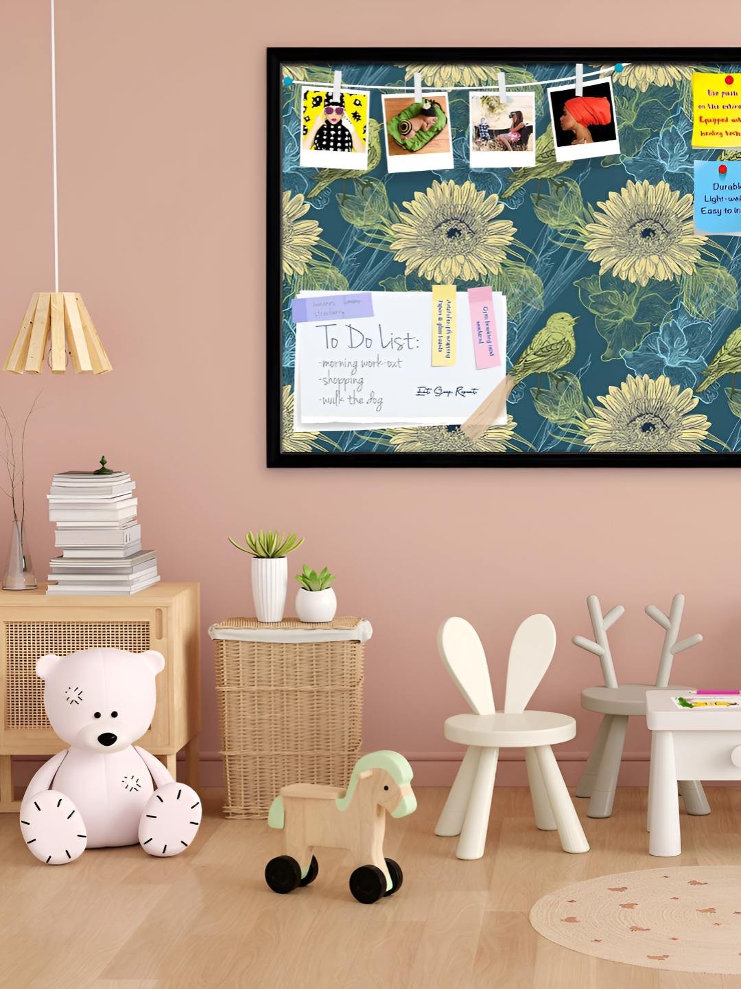 

ArtzFolio Wooden Notice Pin Board, Multi