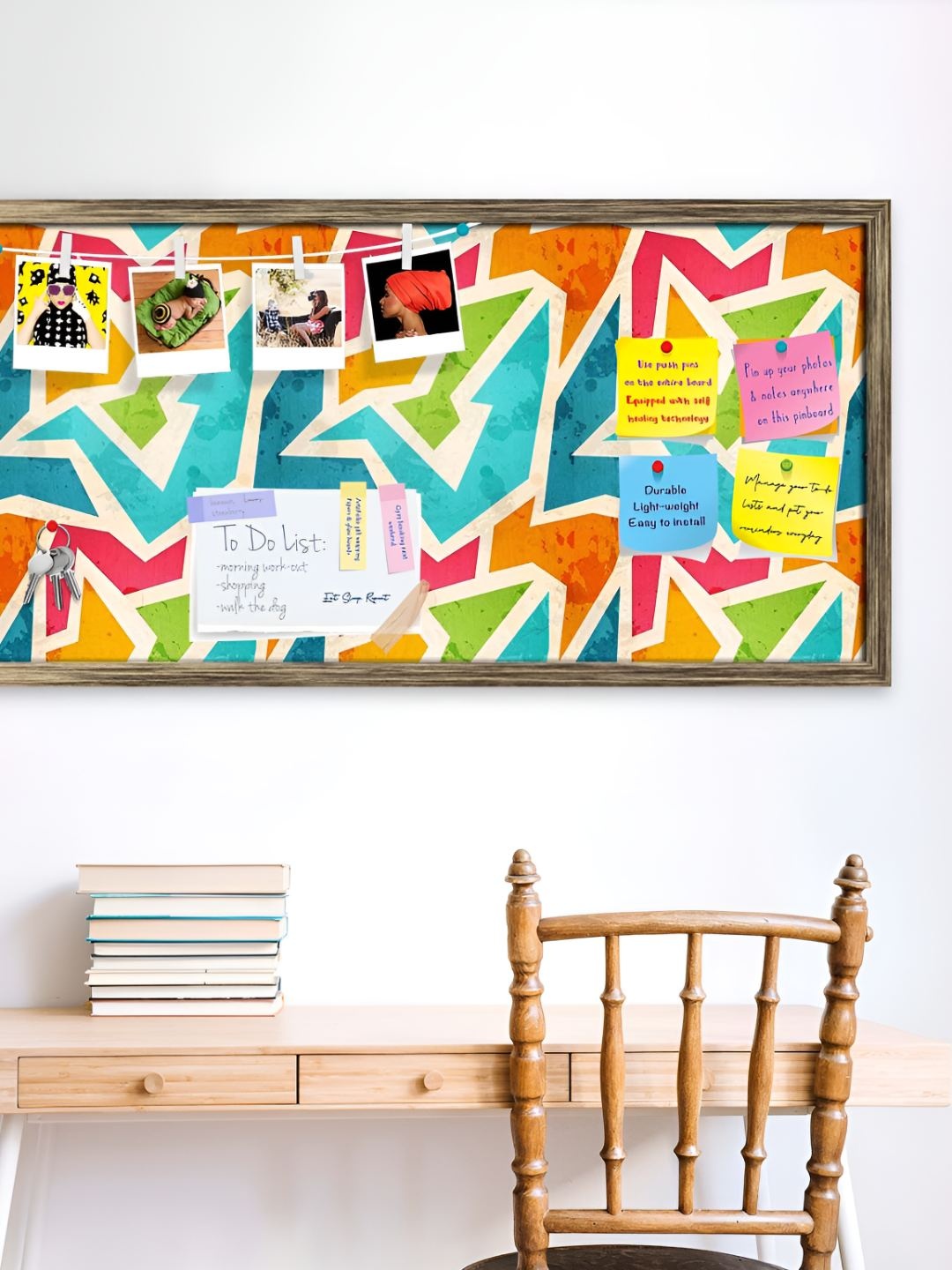 

ArtzFolio Wooden Notice Pin Board, Multi