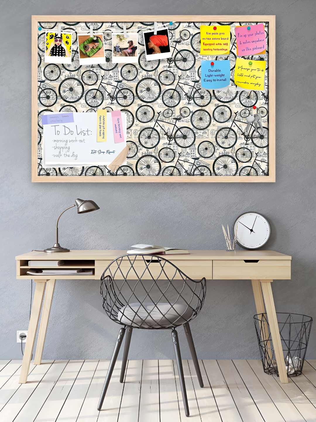 

ArtzFolio Wooden Notice Pin Board, Multi