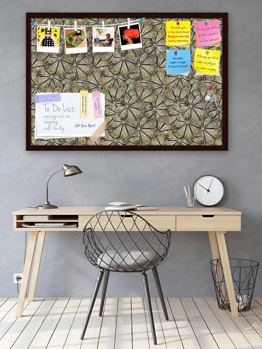 

ArtzFolio Wooden Notice Pin Board, Multi