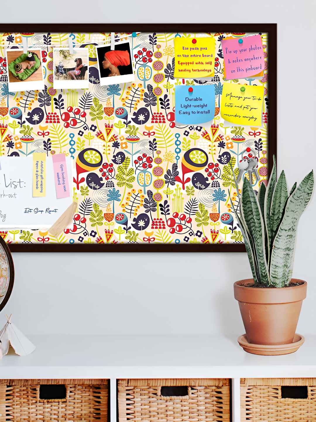 

ArtzFolio Wooden Notice Pin Board, Multi