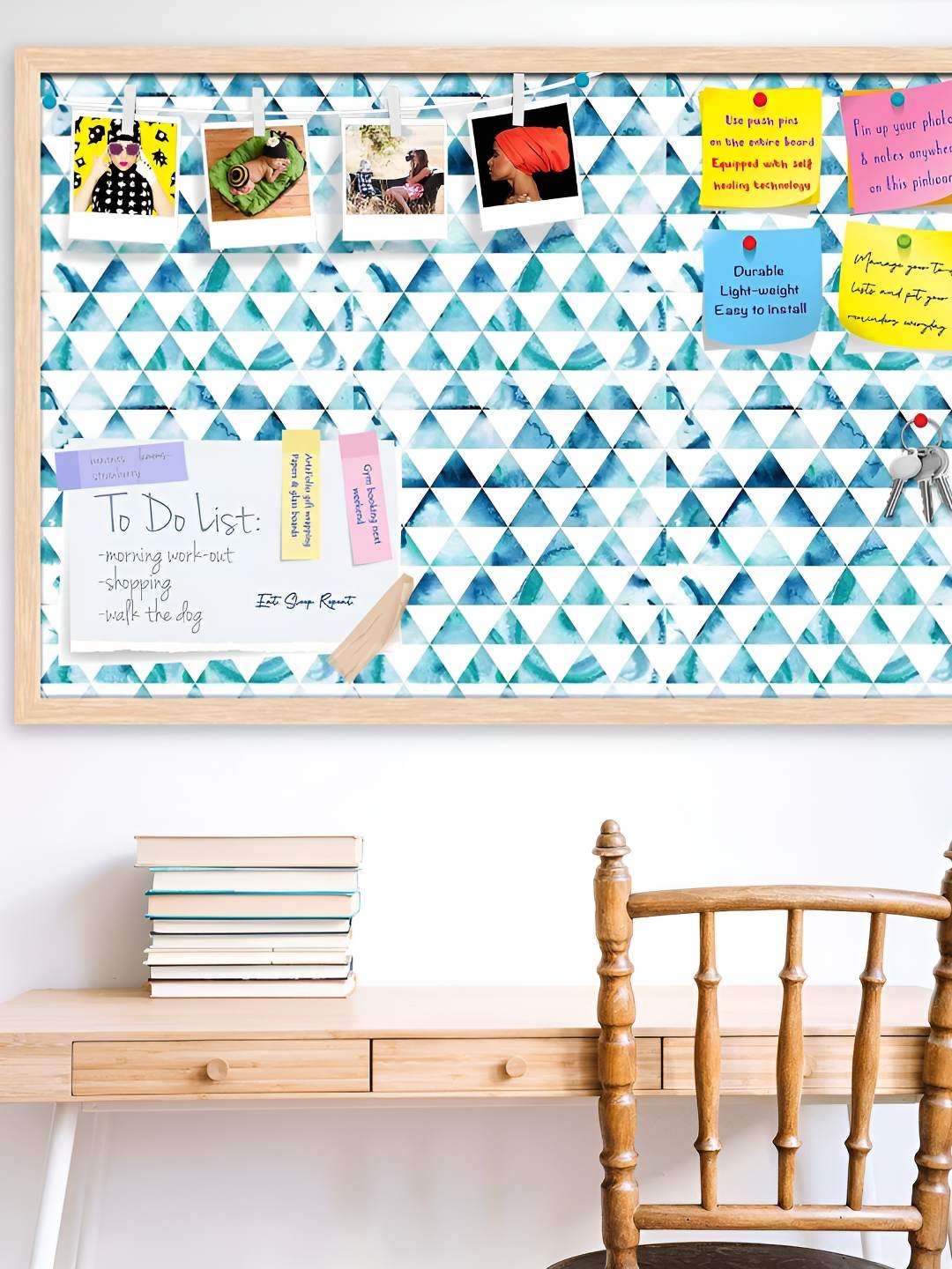 

ArtzFolio Wooden Notice Pin Board, Multi