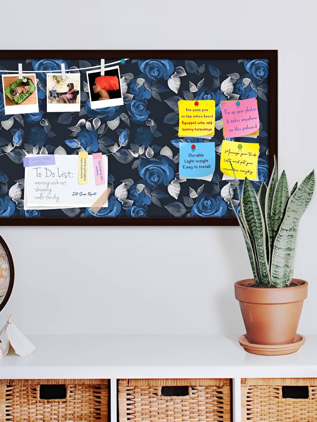 

ArtzFolio Wooden Notice Pin Board, Multi